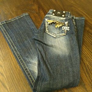 Miss me jeans size 23 boot cut distressed style